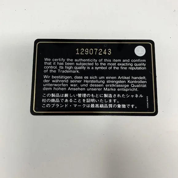 authentic CHANEL Paris Biarritz Black  Lea… - Picture 8 of 15